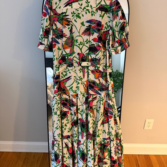 Derek Lam 10 Crosby Tropical Utility Shirtdress Size 4 - Picture 7 of 8